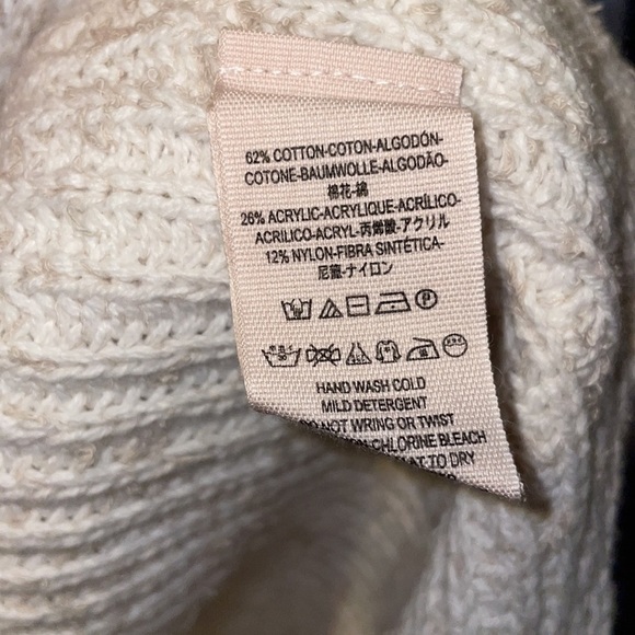 Free People sweater dress ivory cream medium NWT - Picture 5 of 5